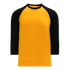 Athletic Knit 3/4 Sleeve Crew Neck Baseball Shirt (BA1846)
